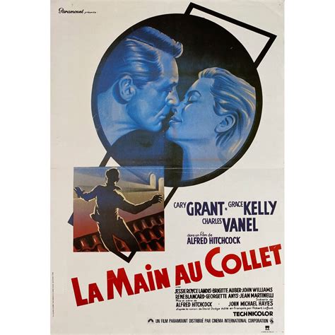 Affiche de cinéma française de LA MAIN AU COLLET 40x54 cm