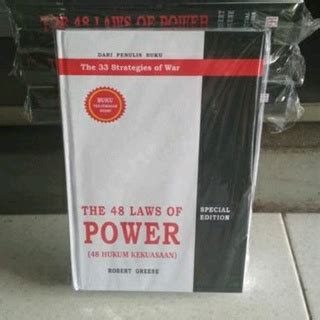 Jual Buku Hukum Kekuasaan Robert Greene Hard Cover The Laws Of