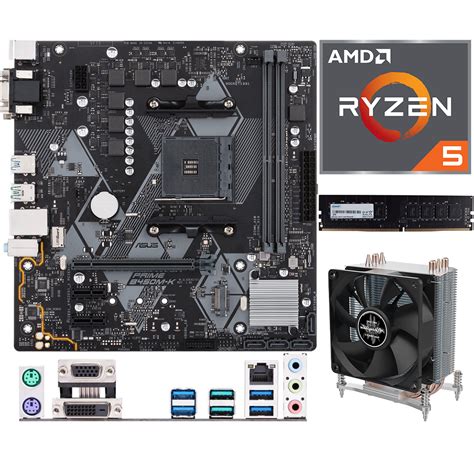 Aufrüstkit Amd Ryzen 5 2600 6x 34ghz 8gb Ram Asus Prime B450m K Mainboard Arlt Computer