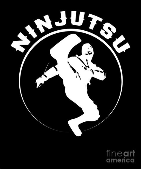 Ninjutsu Master Ninja Martial Art Fight Sport Digital Art By Henry B