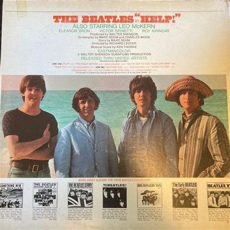 The Beatles Help Lp 1965 Capitol Smas 2386 Vgvg Ebay