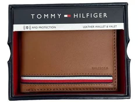 Carteira Masculina Tommy Hilfiger Em Couro Rfid Conhaque