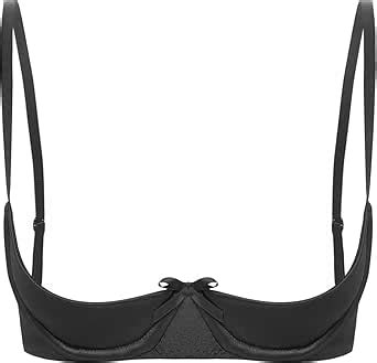 Renvena Women S Cups Push Up Underwire Bra Bralette Unlined Shelf Bra Lingerie Balconette At
