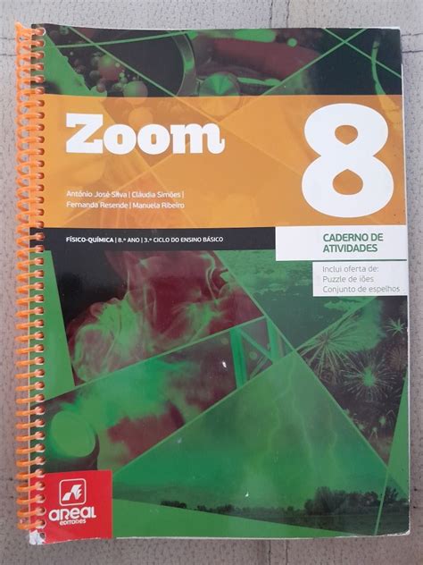 Manuais e cadernos de atividades de físico química 8⁰ano Eiras E São