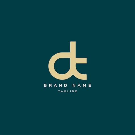 Premium Vector Dt Logo Design Vector Image