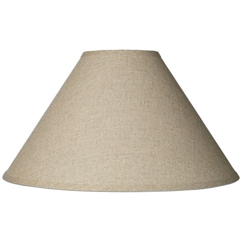 Brentwood Fine Burlap Large Empire Lamp Shade 6" Top x 19" Bottom x 10. ...