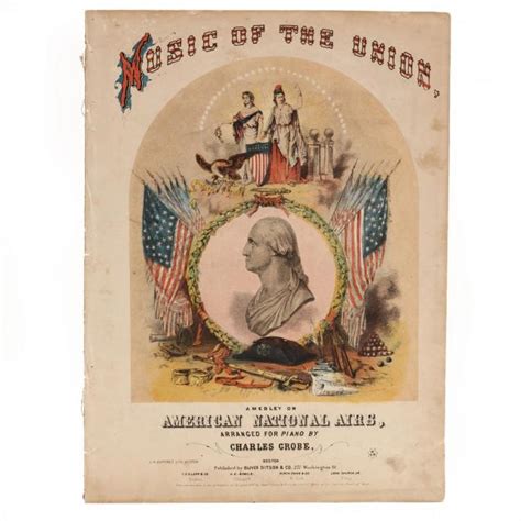 Civil War Patriotic Sheet Music Lot 4102 Single Owner Collection Of