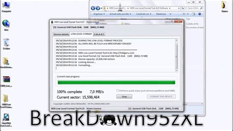 How To Low Level Format An Hard Disk Usb Flash Disk Youtube