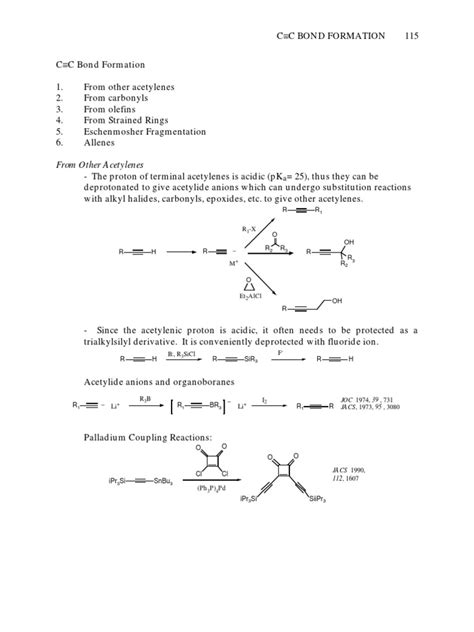 Acetylene | Organic Reactions | Chemical Reactions