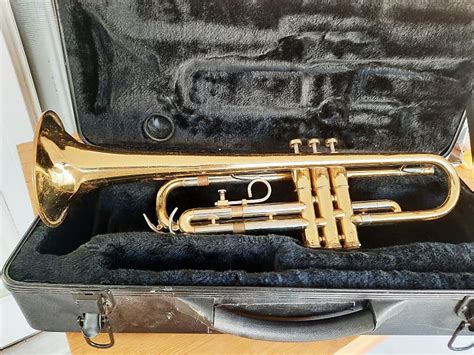 Getzen 300 Series Trumpet 1965 Gold Lacquer Reverb