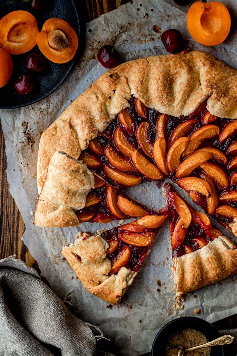 Cherry Apricot Galette | Murielle Banackissa