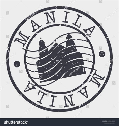 Manila Philippines Stamp Postal Silhouette Seal Stock Vector (Royalty ...