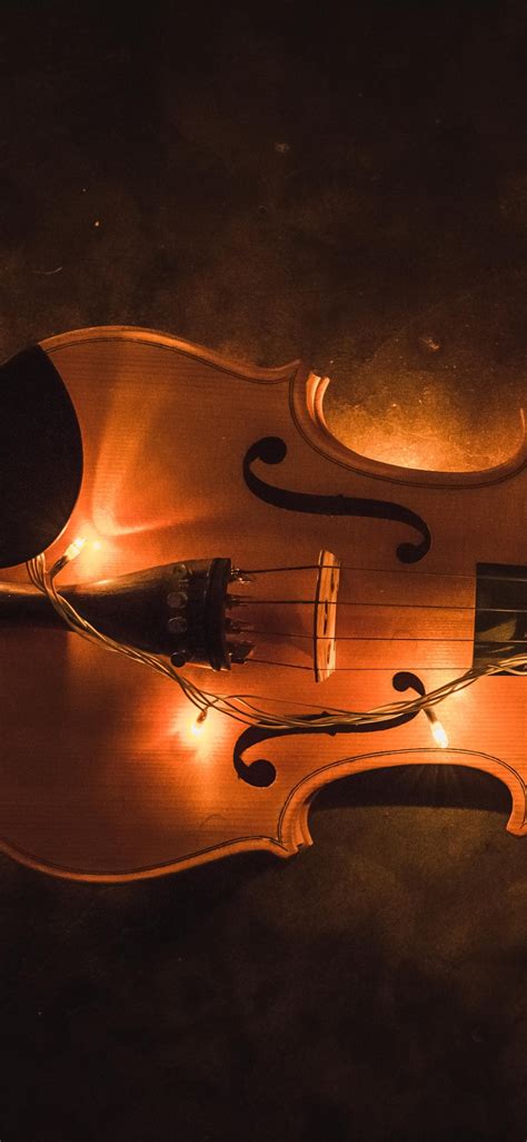 X Violin Lighting Instrument Iphone Xs Iphone Iphone X Hd