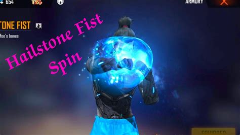 New Faded Wheel Spin Hailstone Fist Spin FreeFire YouTube