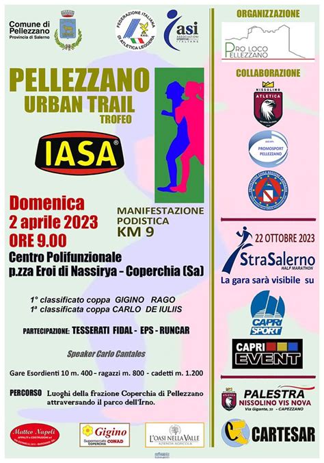 Pellezzano Pro Loco Gara Podistica Pellezzano Urban Trail Dentro