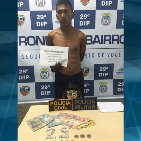 Após Denúncia Anônima Homem é Preso Em Flagrante Com Droga No Mauazinho