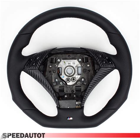 Abgeflacht Multifunktion Leder Lenkrad für BMW 5 E60 E61 Steering Wheel