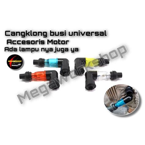 Jual Tutup Cangklong Pala Busi Nyala Transparan Semua Motor Shopee