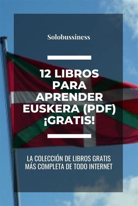 12 Libros Para Aprender Euskera Pdf ¡gratis