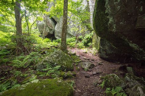 Hiking Flat Top Mountain In Jefferson National Forest Virginia