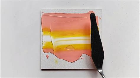 Painting Tutorial Orange Sunset Acrylic Painting Tutorial For