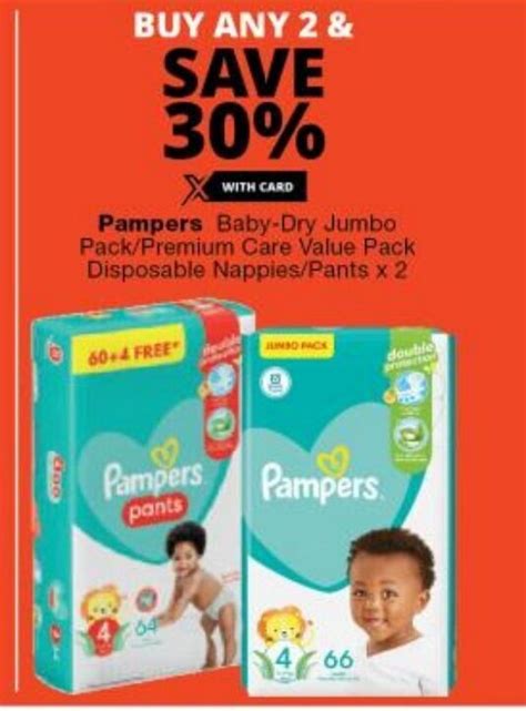 Pampers Baby Dry Jumbo Pack Premium Care Value Pack Disposable Nappies