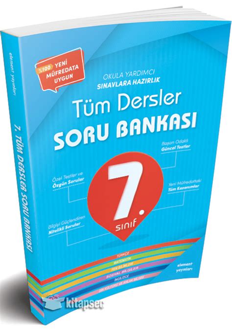 S N F T M Dersler Soru Bankas Element Yay Nlar