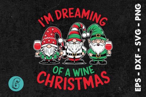 Wine Xmas Gnomes Wine Merry Svg Graphic By Glamour Creative Fabrica