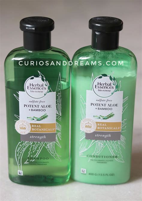 Herbal Essences Aloe Bamboo Shampoo Conditioner Sulphate Free