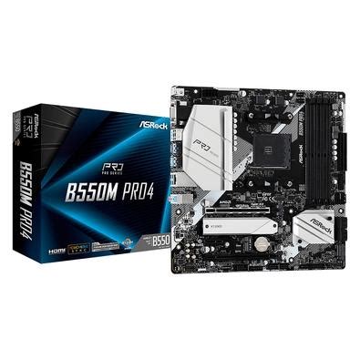 Placa Mãe ASRock B550M Pro4 AMD AM4 Micro ATX DDR4 Faz a Boa