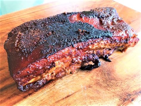 Smoked Pork Belly Recipe With Caramelized Brown Sugar