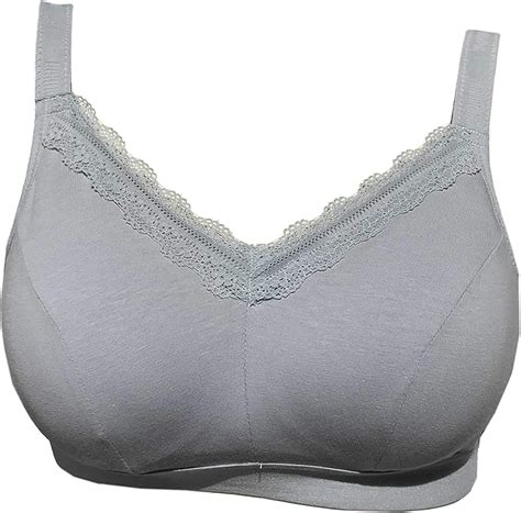 Molded Cup Post Surgery Bra For Mastectomy Women Silicone Breast Prosthesis With Pockets Cotton