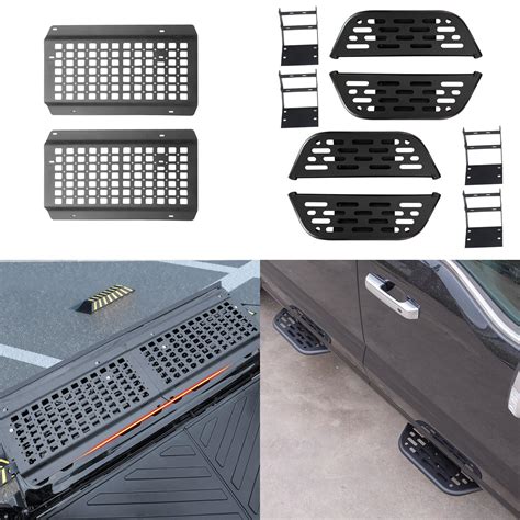 SZYANG Tailgate Molle Panel And Running Boards Compatible With 2015