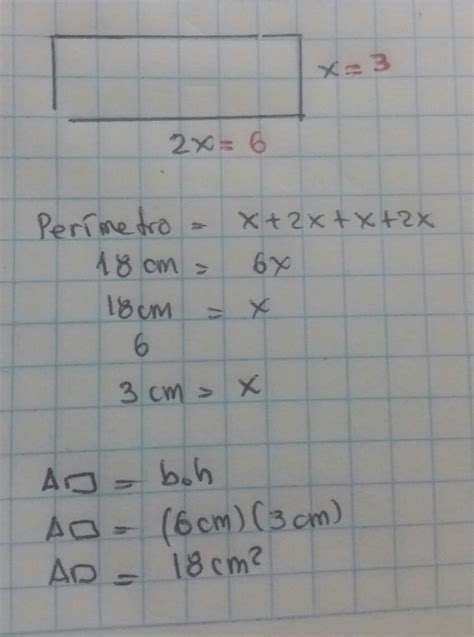 El Largo De Un Rectangulo Es Dos Veces El Ancho El Perimetro Del