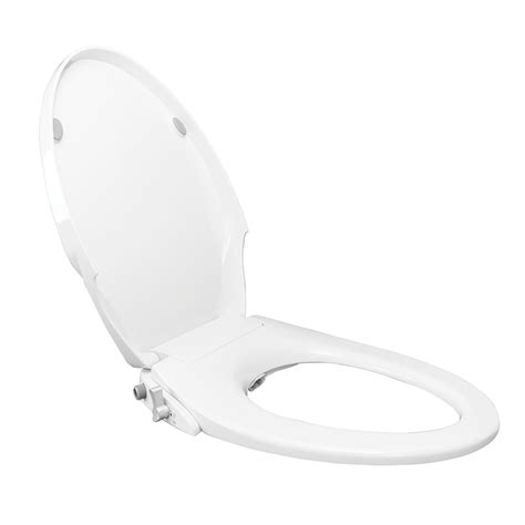 Asiento Para Wc Con Funciones Tipo Bidet Elongado Blanco Con