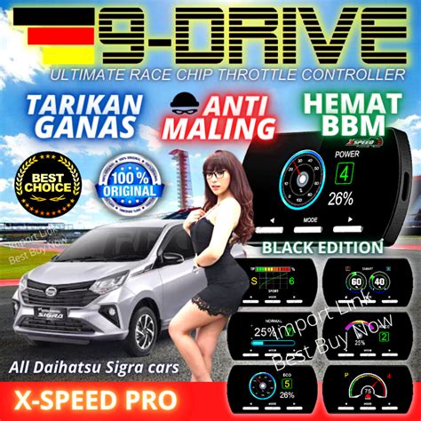 Jual 9 Drive Throttle Controller Piggyback Remap Race Chip Reborn