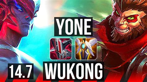 YONE Vs WUKONG TOP 8 Solo Kills Legendary 43k DMG 300 Games