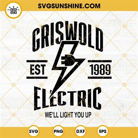 Griswold Electric SVG Clark Griswold SVG Christmas Movie SVG