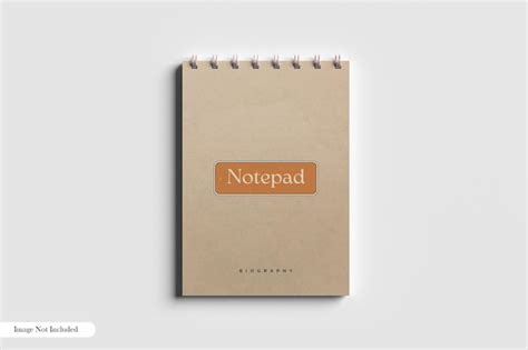 Premium Psd Notepad Mockup