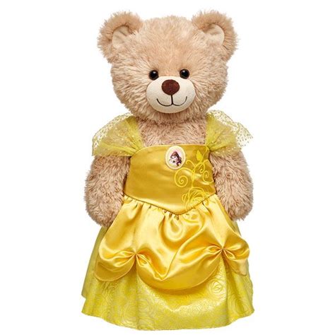 Belle Costume Build A Bear Teddy Bear Girl Bear Custom Teddy Bear