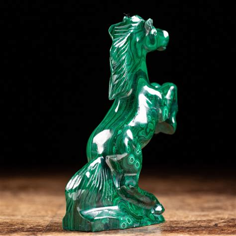 Statue De Cheval En Malachite