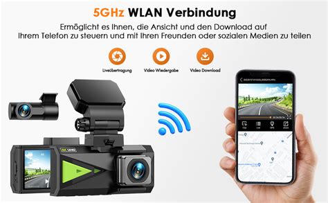 Lamto Dashcam Vorne Und Hinten K K Dual Autokamera Typ C Mit Ghz