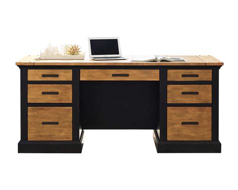 68″ W Double Pedestal Desk – Martin Furniture