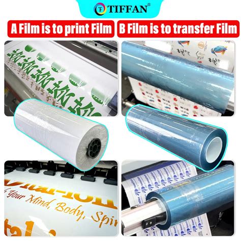 Tiffan Uv Dtf Ab Film A B Film Of Uv Dtf For All Smooth Hard Surface Uv Lamination Film Buy Uv