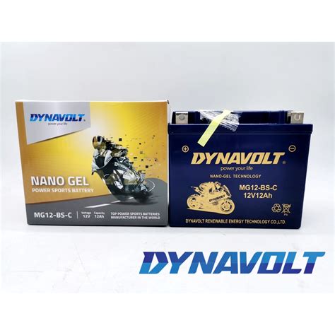 Ytx Bs Ytx Dynavolt Nano Mg Bs C Gel Battery Bateri Kawasaki Er