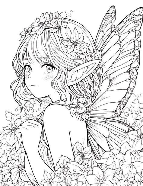 39 Fascinating Fairy Coloring Pages For Adults Our Mindful Life Artofit