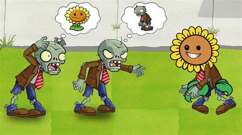 Plants Vs Zombies Gw Animation Episode 28 Sunflower Zombie Youtube