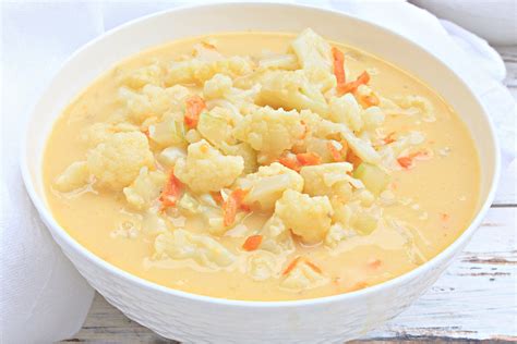 Cheesy Cauliflower Soup ~ Vegan Recipe ~ This Wife Cooks™