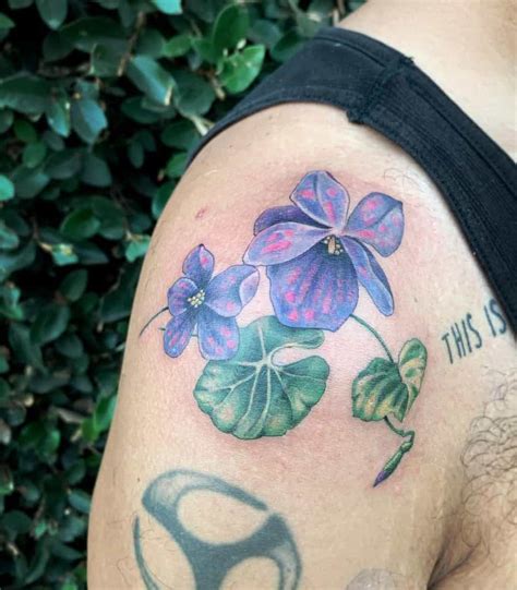 Enchanting Violet Tattoo Ideas