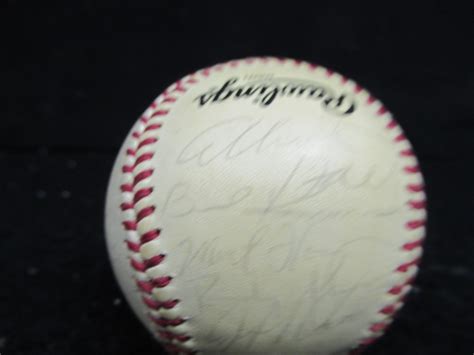 Lot Detail - 1983 Atlanta Braves Autographed Team ONL Baseball - (21 ...